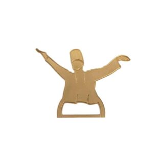 Whirling Dervish Napkin Ring Gold